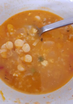 Una foto de Sopa de pescado tipo Chupe