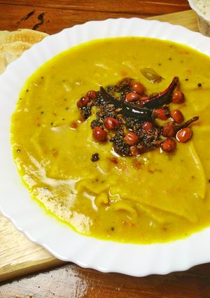 A picture of Dal Dhokli.