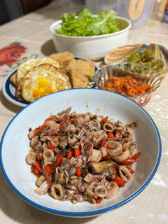 Foto resep Tumis cumi asin