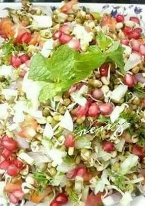 A picture of Moong Sprouts Salad.