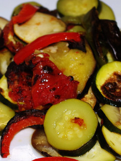 Une photo de Légumes grillés au four