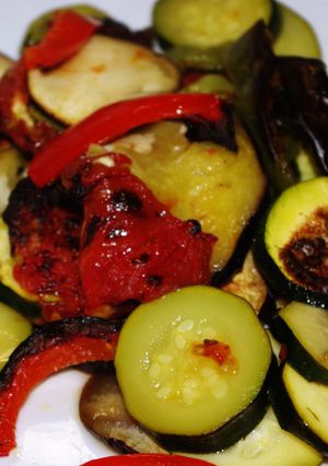Une photo de Légumes grillés au four