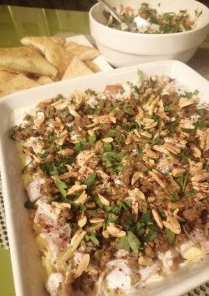 صورة لوصفة فتة بواقي الاكل 😋