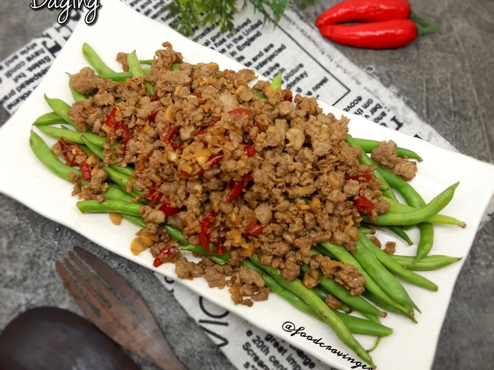 Cara Mudah Membuat Resep  Tumis Buncis Daging yang Enak, Sempurna