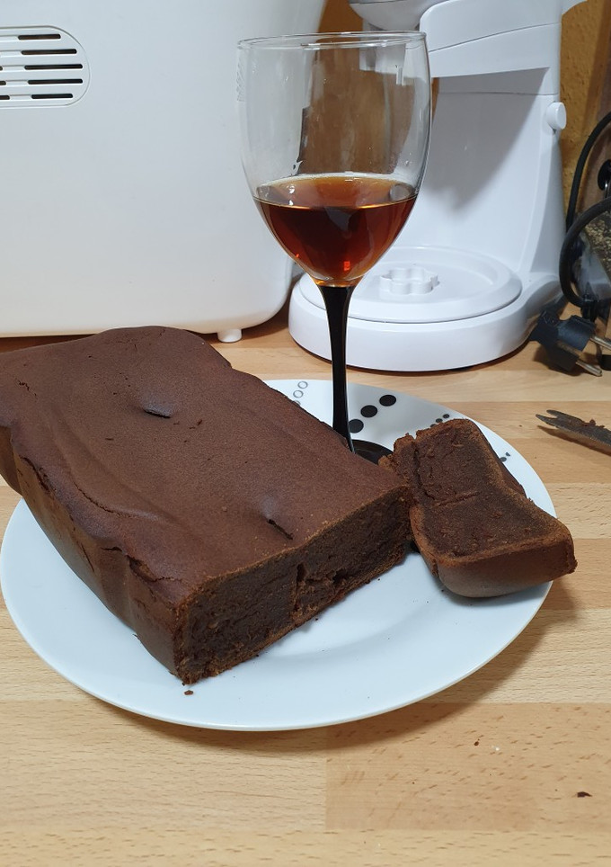 Una foto de Bizcocho de chocolate con vino dulce #vendimia2020