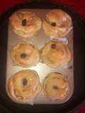 Rollos de manzana y canela en muffinera😋😋