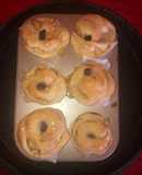 Rollos de manzana y canela en muffinera😋😋