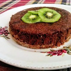 A picture of Eggless Chocolate Cake.