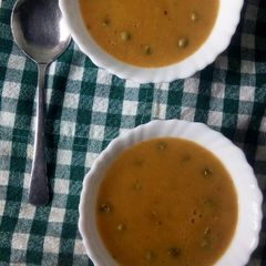 A picture of Heavy vegetable soup.