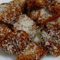 A picture of Stuffed Peanut Banana toffee.
