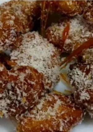 A picture of Stuffed Peanut Banana toffee.