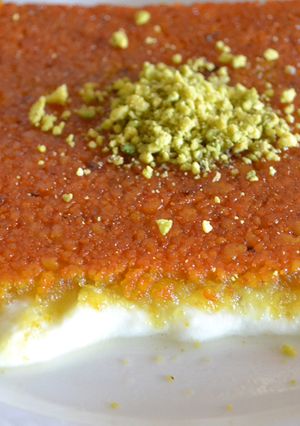 صورة لوصفة كنافة ناعمة بالجبن