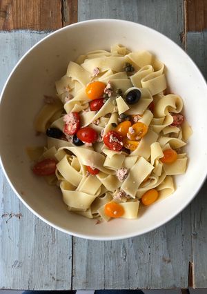 Une photo de Pâtes à la Sicilienne 🇮🇹