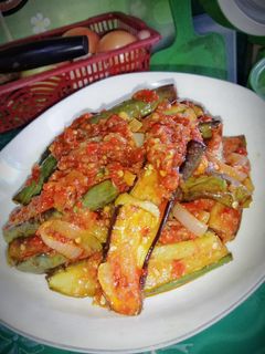 Foto resep Balado terong pedas