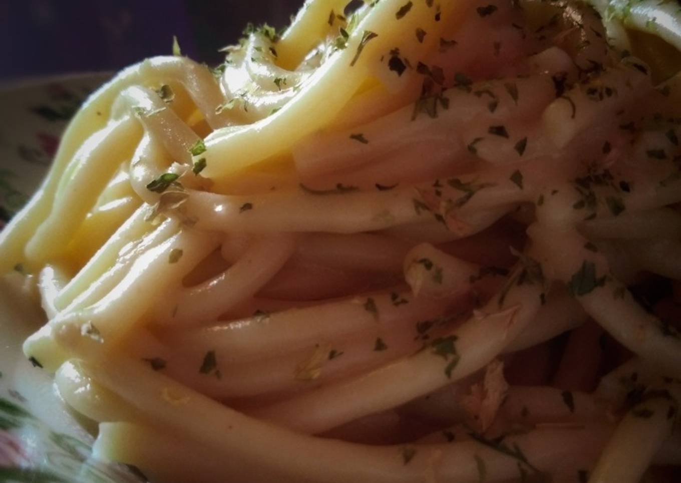 Nasi spageti cabonara