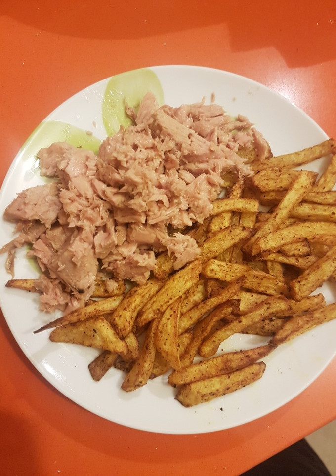 Una foto de Patatas fritas en airfryer