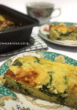 Foto resep Macaroni Spinach Casserol
