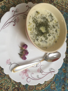 عکسی از دستور آش دوغ سنتی اصل اردبيل