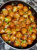 Meat balls roasted in spicy sauce!
