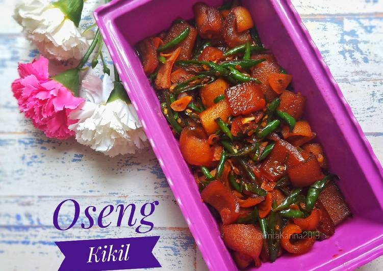 Oseng Kikil Pedas Cabe Ijo