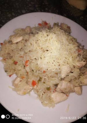Una foto de Risotto con Pollo clásico