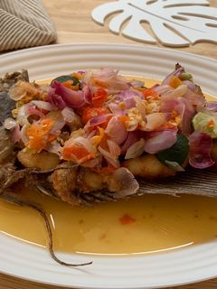 Foto resep Gurami Goreng Sambal Cobek