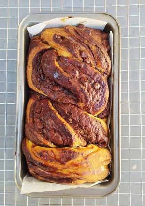 Una foto de Babka de Nutella