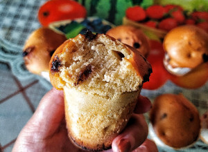 A picture of Vanilla Choco Chips Muffins.
