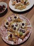 Grapes Pastry With Cream Cheese