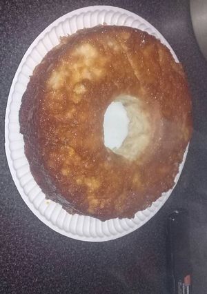 Una foto de Budín de pan simple