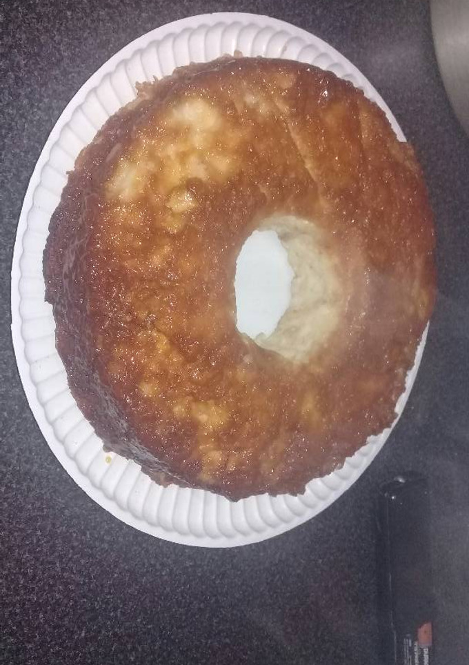 Una foto de Budín de pan simple