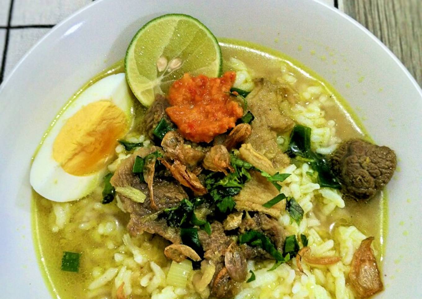 Soto Babat Daging Khas Madura