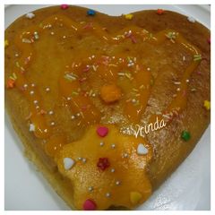 A picture of Eggless Mango Cake.