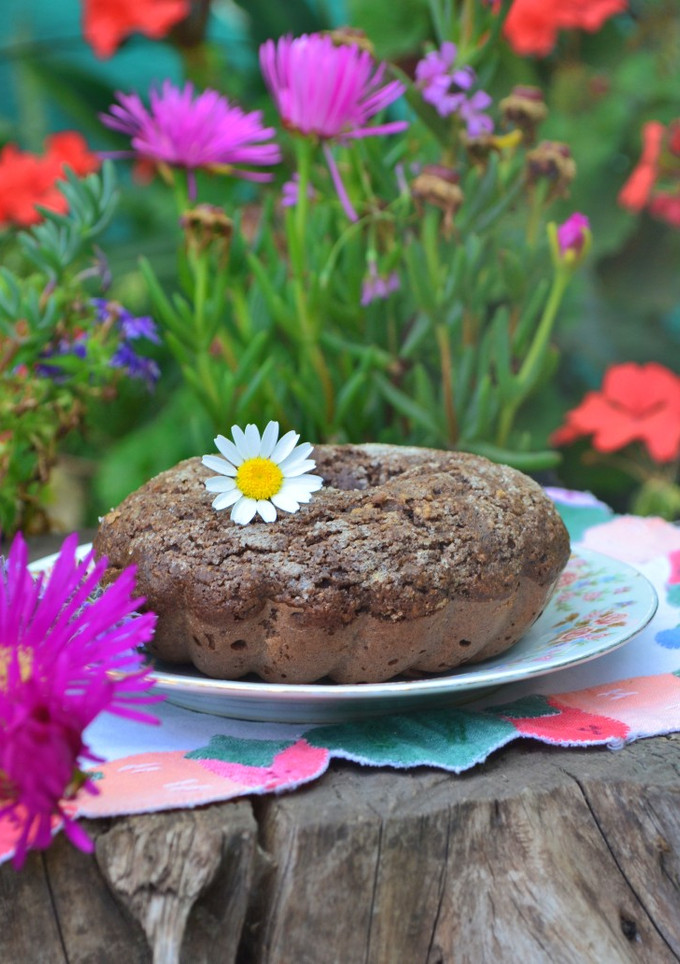 Una foto de Mini budín de manzana y cacao, sin tacc🍎