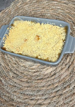 Une photo de Crumble aux pommes au thermomix🍎
