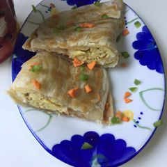 A picture of Parata omelet.