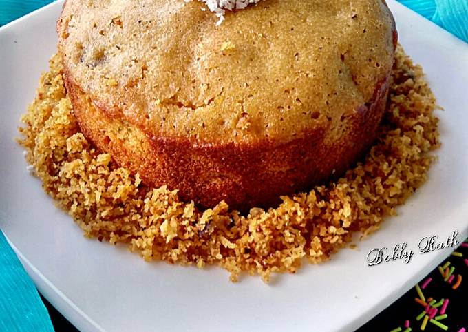 Urad dal jaggery cake baked poda pitha