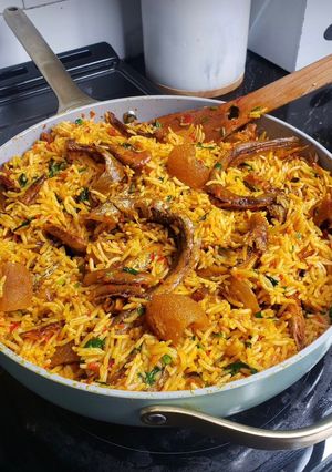 A picture of Native rice recipe.
