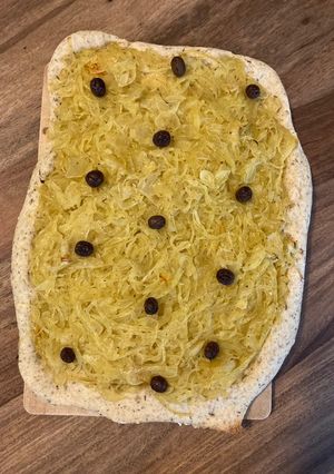 Une photo de Pissaladière végétarienne