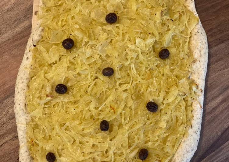 Recette de Super rapide Fait maison Pissaladière végétarienne