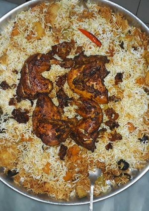 صورة لوصفة طبخه دجاج بالطريقه العدنيه