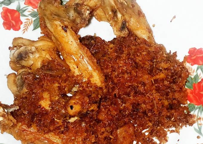 Ternyata begini lho! Cara gampang buat Ayam serundeng gurih manis yang sesuai selera