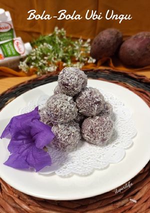 Foto resep Bola-bola ubi ungu (MPASI 11 bulan)