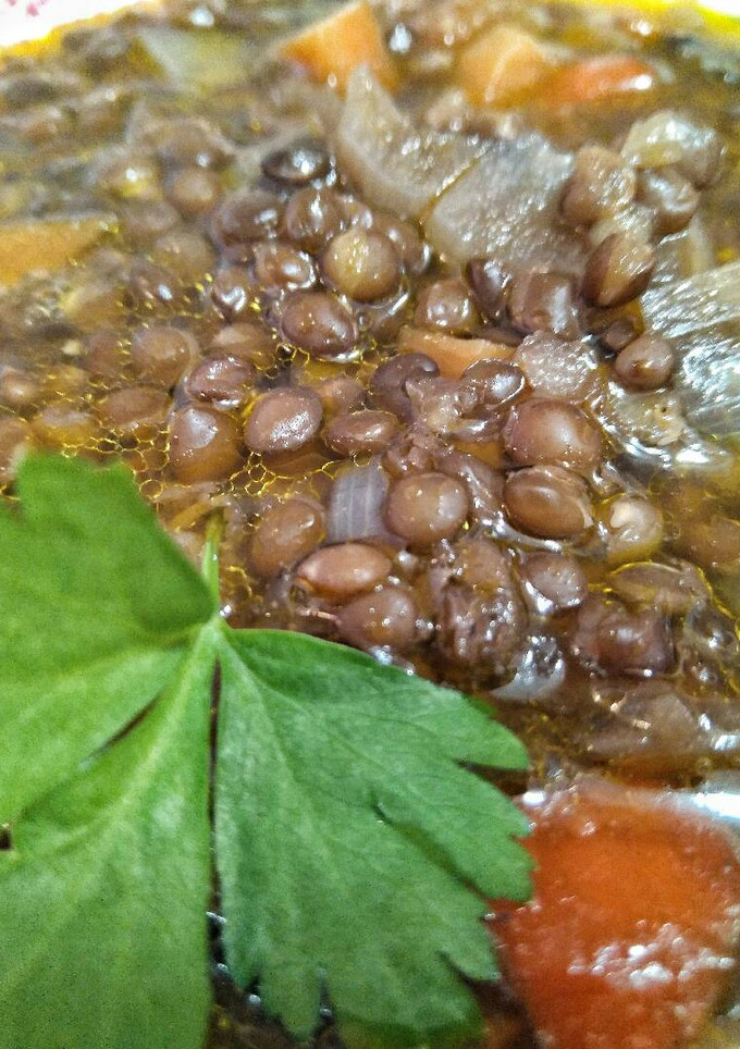 Una foto de Lentejas caviar