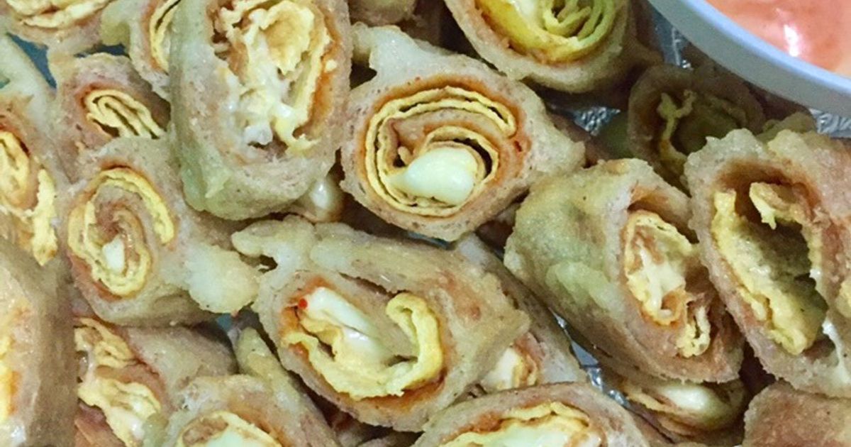 Roti Gulung Goreng (Tanpa Tepung Panir) / Takjil / Menu Buka Puasa