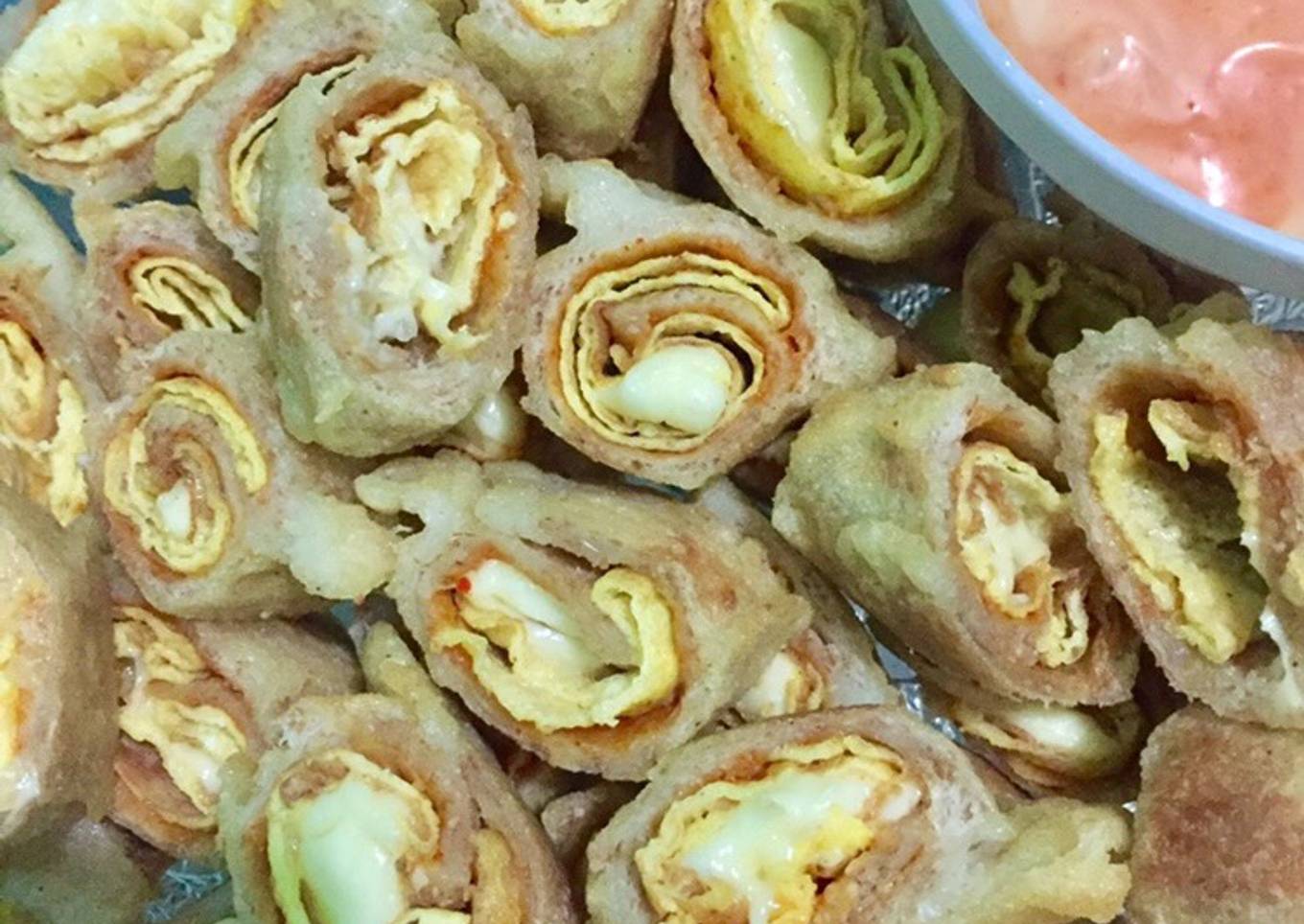 Roti Gulung Goreng (Tanpa Tepung Panir) / Takjil / Menu Buka Puasa