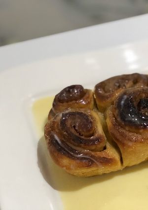 A picture of Cinnamon rolls.