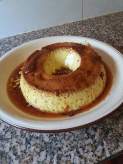 Una foto de Flan casero