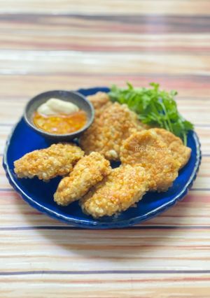 Hình của món Chả Cốm Mùa Thu.