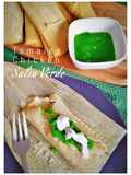 Tamales Chicken with Salsa Verde sauce / GLUTEN FREE